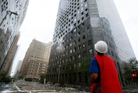 High rise with missing windows